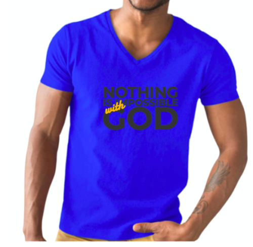 Nothing is Impossible  V-Neck T-shirt