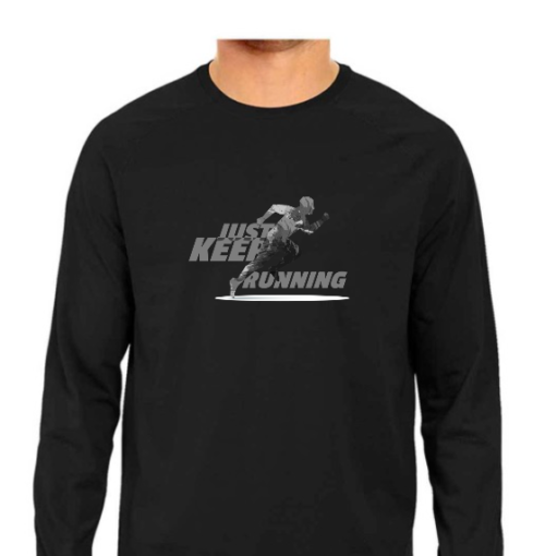 keep running Full Sleeve T-shirt