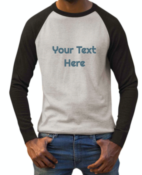 Your Text Here Raglan T-shirt